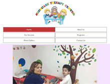 Tablet Screenshot of kidscaretherapycenter.com